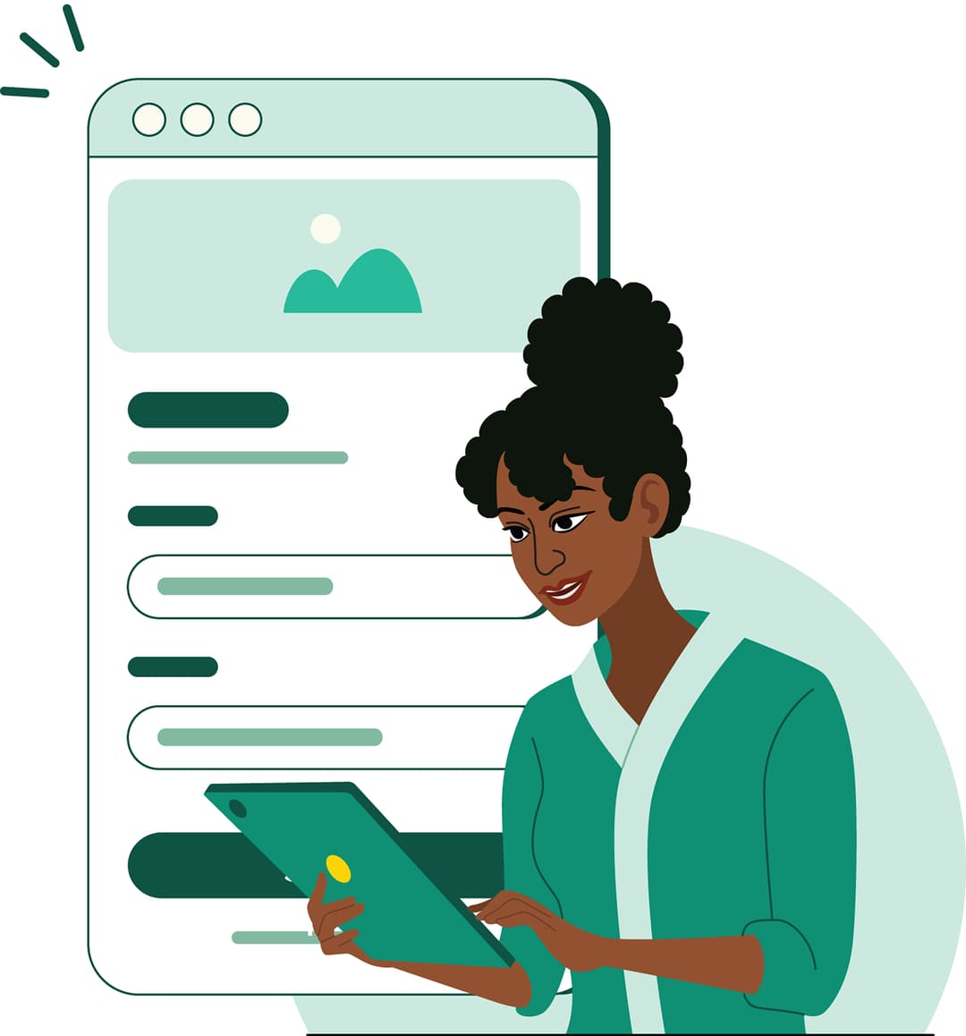 Support help illustration